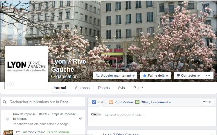 Réseaux sociaux - Lyon 7 Rive Gauche sur Facebook et lyon 7 rive gauche