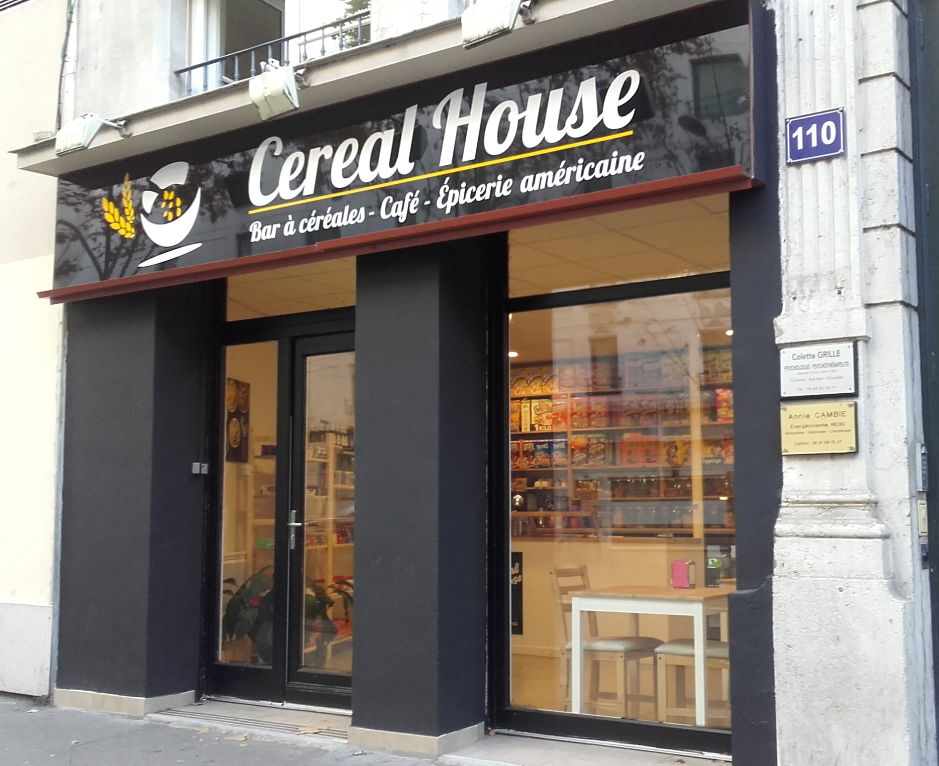 Cereal House bar à céréales & épicerie américaine Lyon 7 Rive Gauche